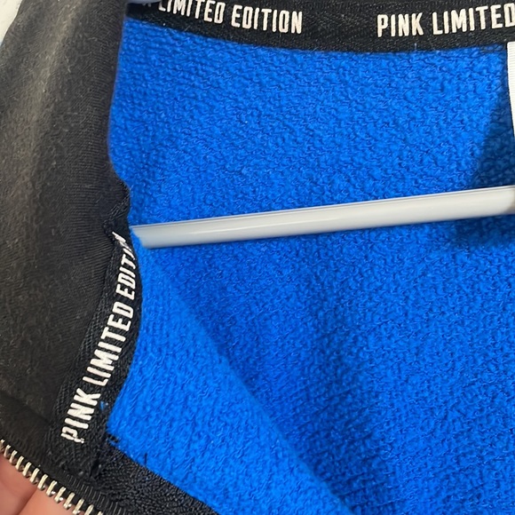 PINK Victoria’s Secret blue cowl neck zip up size small - Picture 14 of 14